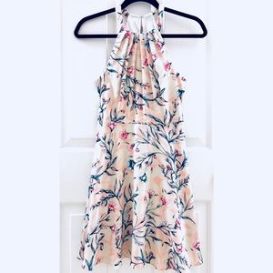 Floral fit and flare dress